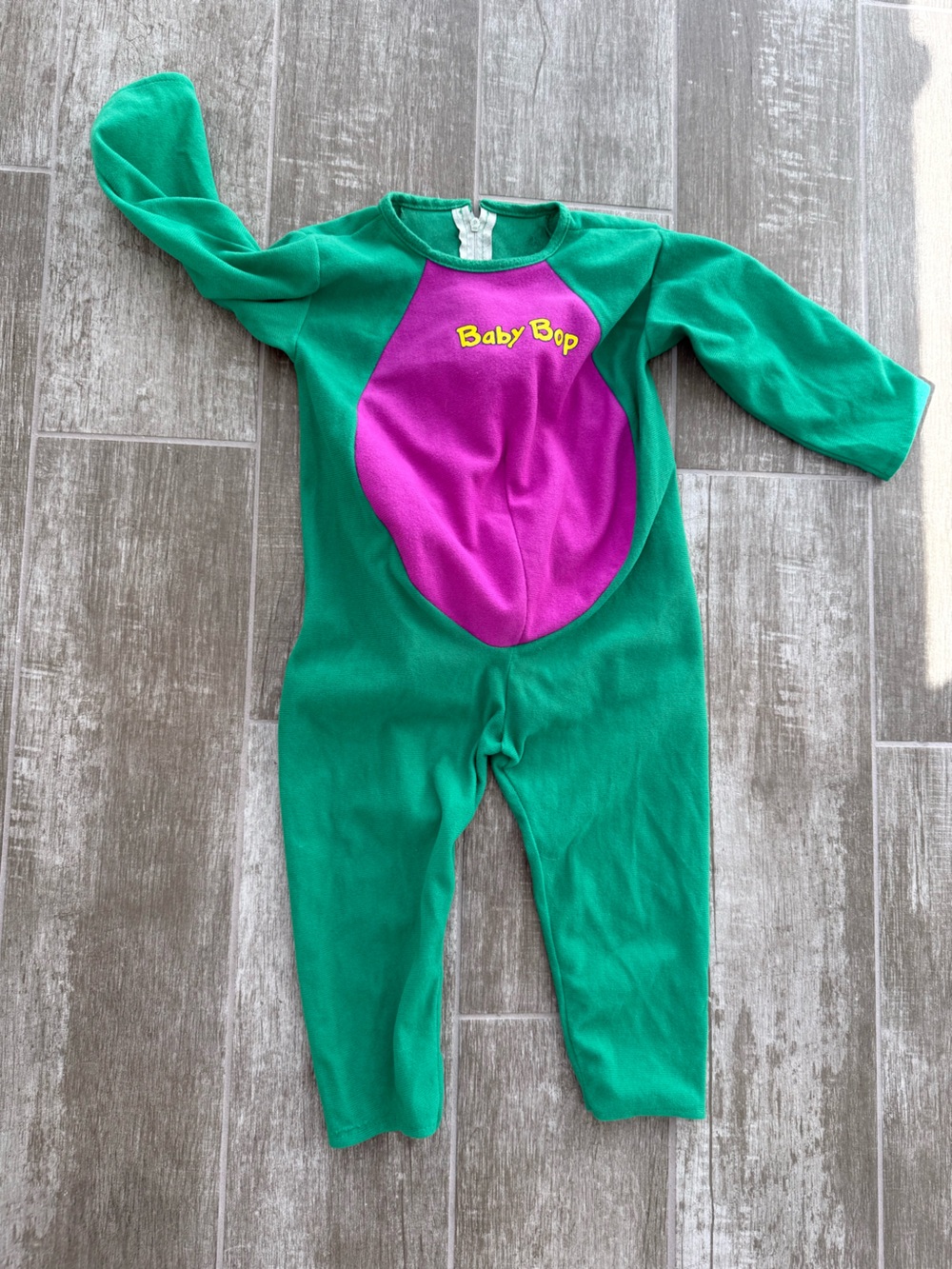 Vintage 1992 Baby Bop Costume 1-2T Barney Dinosaur Halloween 90s Kids Rare